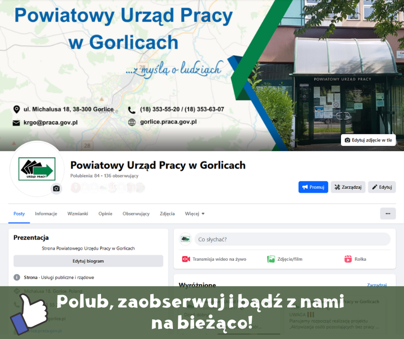 Facebook Polub, zaobserwuj i bądź z nami na bieżąco!