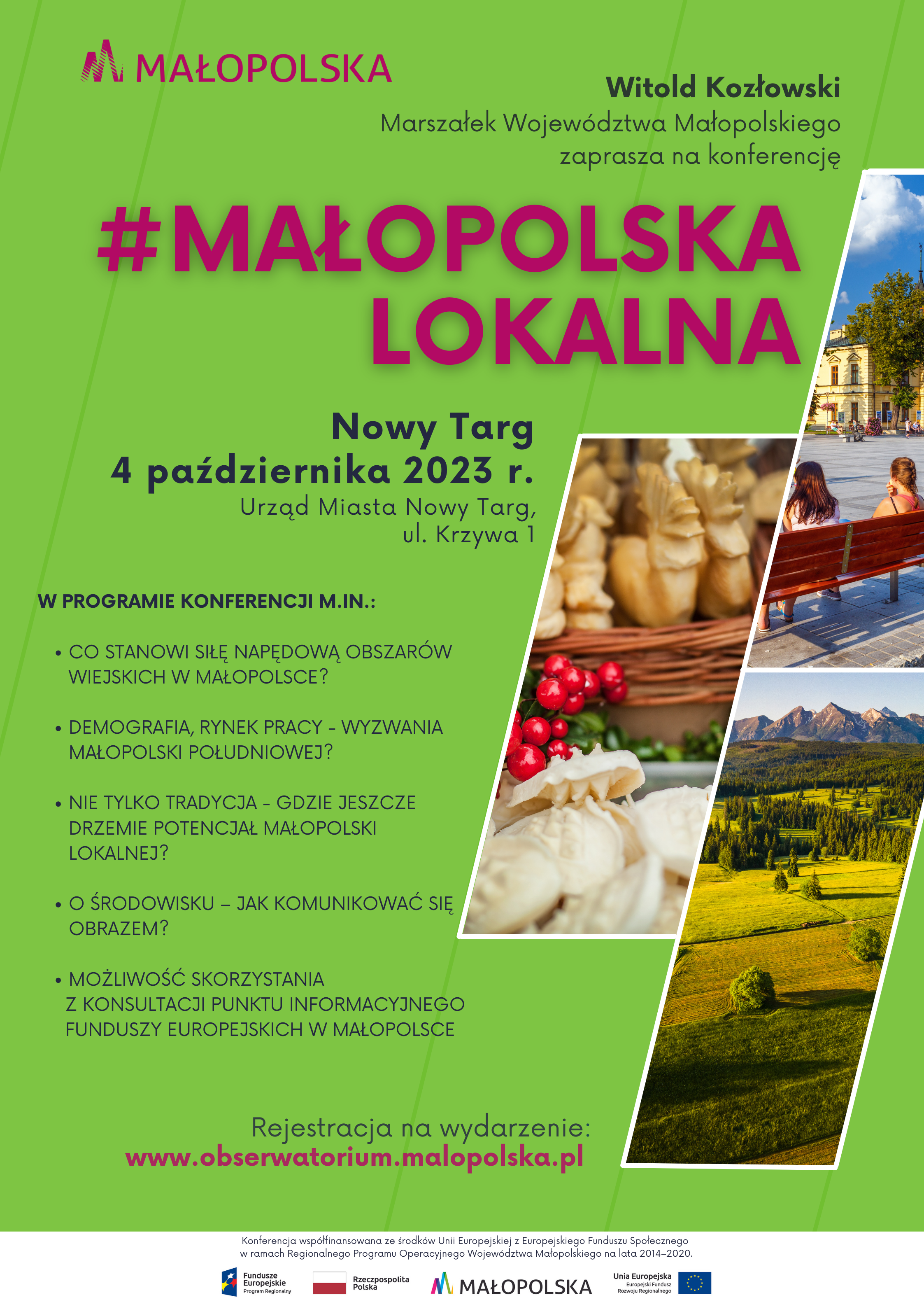 PLAKAT MAŁOPOLSKA LOKALNA