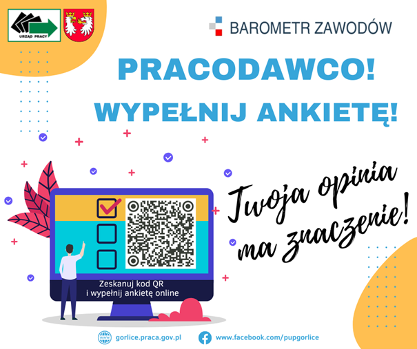 obraz z tekstem "pracodawco wypełnij ankietę"