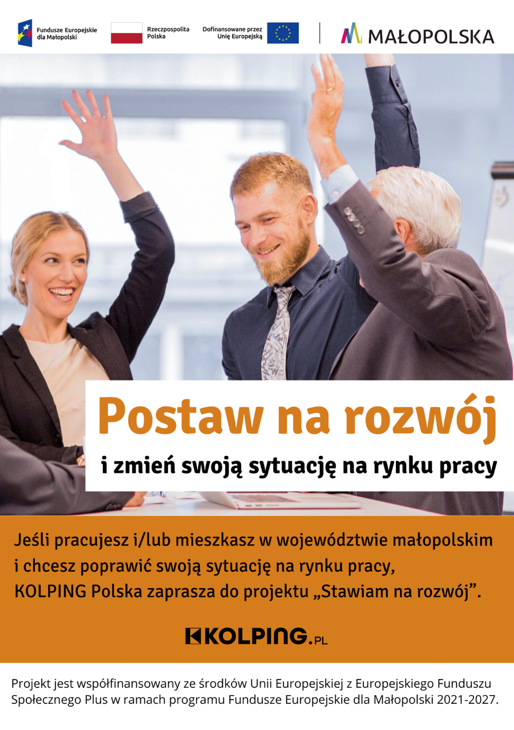 ulotka projektu "Stawiam na rozwój"